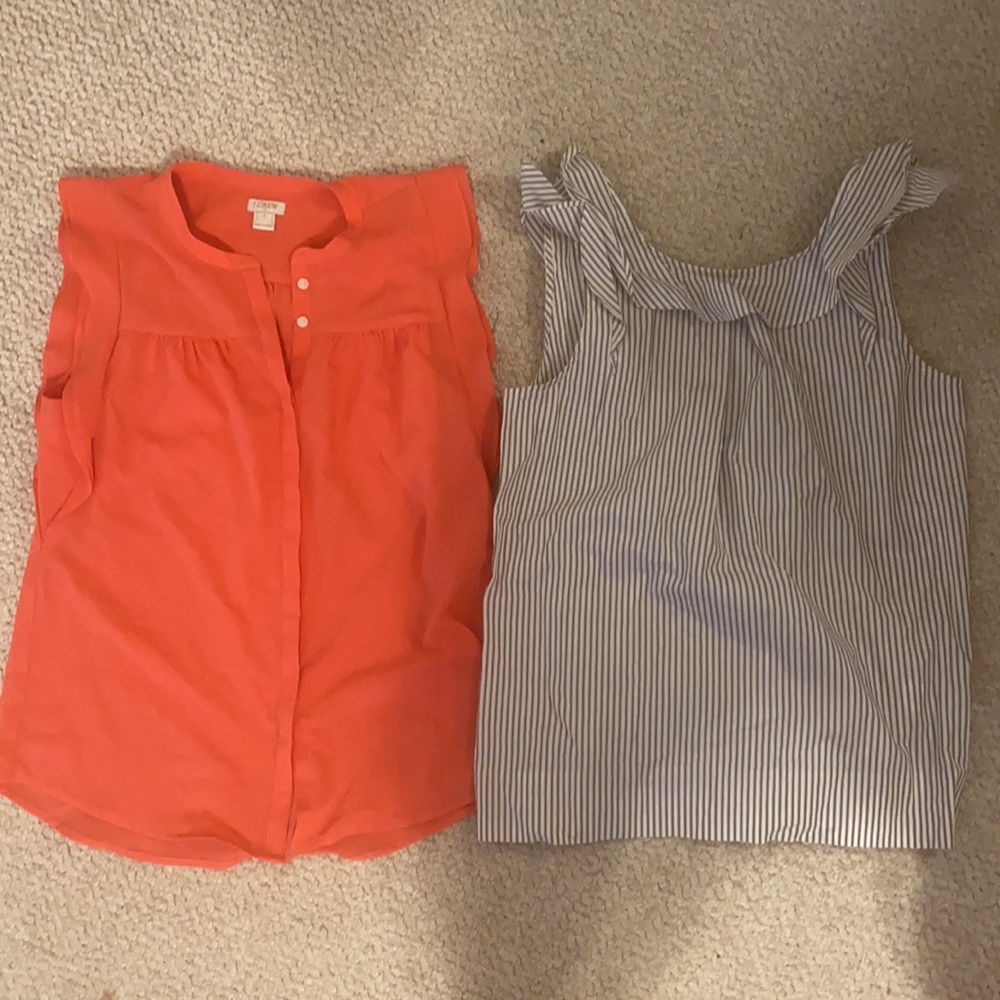 Lot of 2 J. Crew blouses size 2